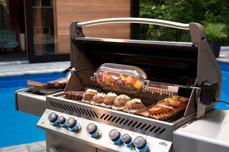 Napoleon Prestige 665 RSIB BBQ with Infrared Side & Rear Burners P665RSIB