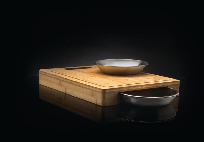 Napoleon Napoleon PRO Cutting Board with Stainless Steel Bowls 70012 70012 Accessory Food Prep Tool 629162700124