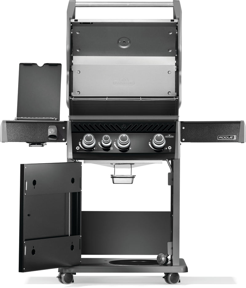 Napoleon Rogue PRO 425 Gas Grill with Infrared Side Burner - Black