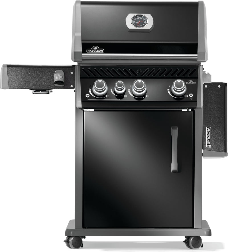 Napoleon Rogue PRO 425 Gas Grill with Infrared Side Burner - Black