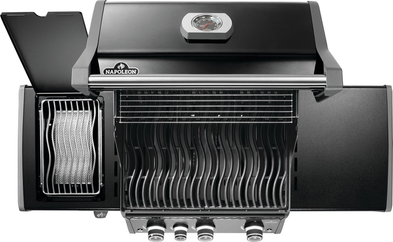 Napoleon Rogue PRO 425 Gas Grill with Infrared Side Burner - Black