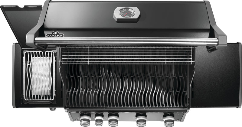Napoleon Rogue PRO 525 Gas Grill with Infrared Side Burner - Black