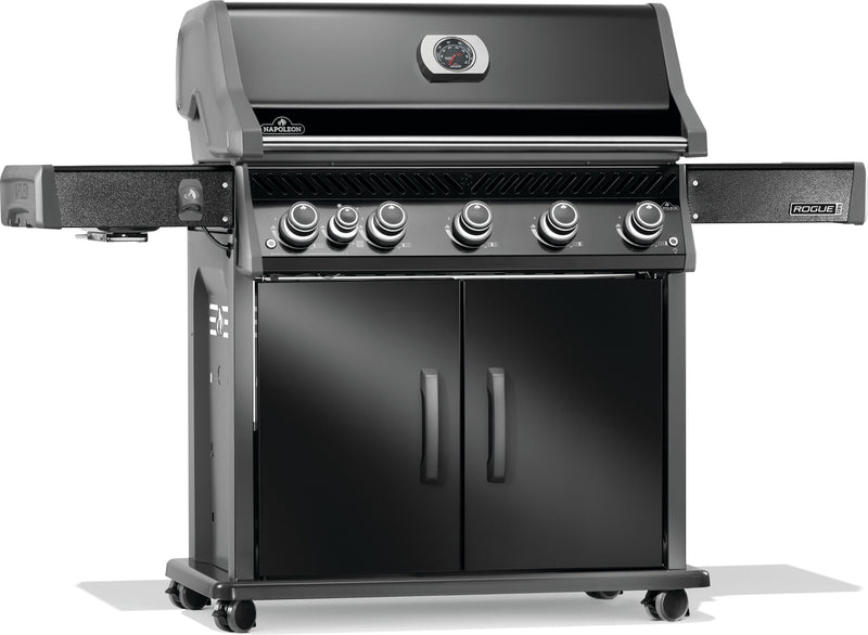 Napoleon Rogue PRO 625 Gas Grill with Infrared Side Burner - Black