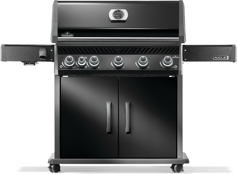 Napoleon Rogue PRO 625 Gas Grill with Infrared Side Burner - Black