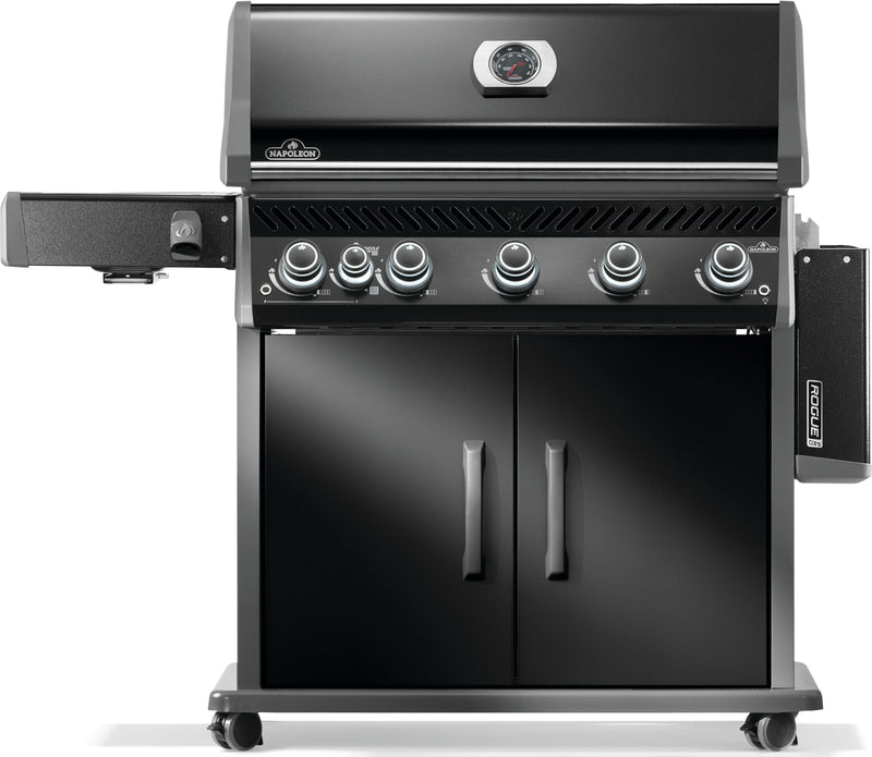 Napoleon Rogue PRO 625 Gas Grill with Infrared Side Burner - Black