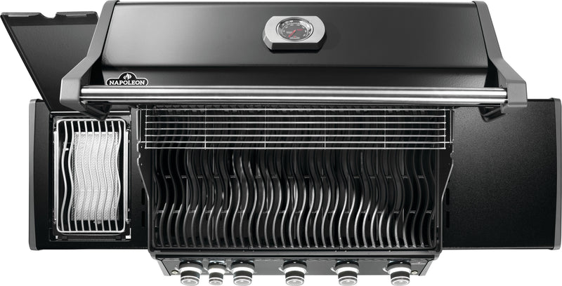 Napoleon Rogue PRO 625 Gas Grill with Infrared Side Burner - Black