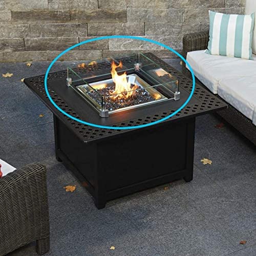 Napoleon Napoleon Square Windscreen - Tempered Glass (Madrid/Hampton/Muskoka Tables) GPFSE-WNDSCRN GPFSE-WNDSCRN Part Firepit 629162121912