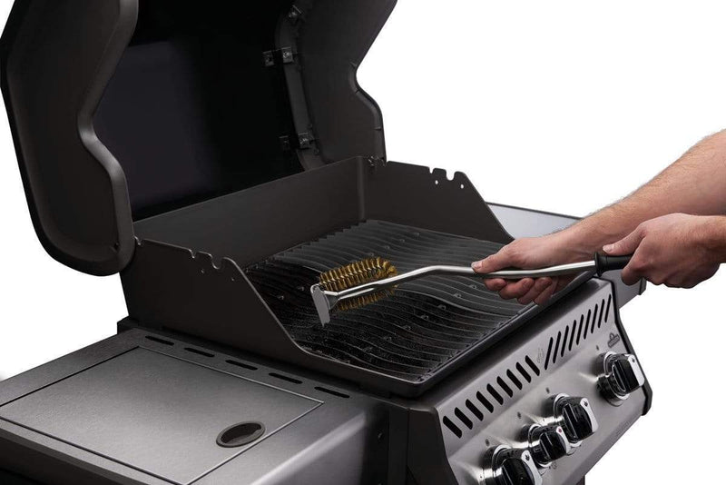 Napoleon Super WAVE Brass Bristle Grill Brush with Scraper 62013