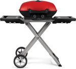 Napoleon TravelQ 285X (Red) Portable Propane BBQ with Scissor Cart & Griddle TQ285X-RD-1-A