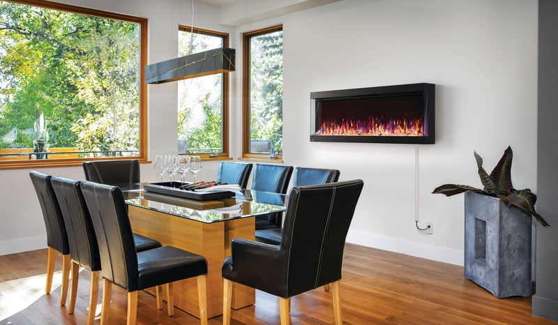 Napoleon TRIVISTA Pictura 50" Three-Sided Wall Hanging Electric Fireplace NEFL50H-3SV Canada