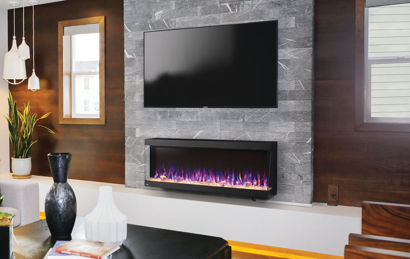 Napoleon TRIVISTA Pictura 50" Three-Sided Wall Hanging Electric Fireplace NEFL50H-3SV Canada