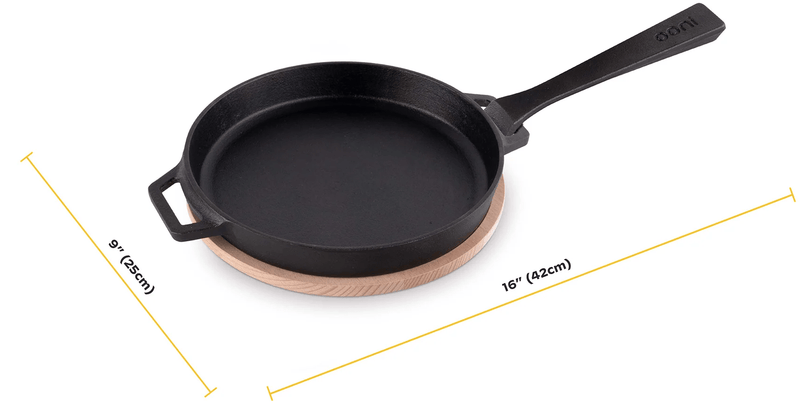 Ooni Cast Iron Skillet Pan