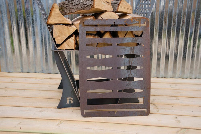 Oven Brothers Firewood Storage Rack  - Carbon Steel