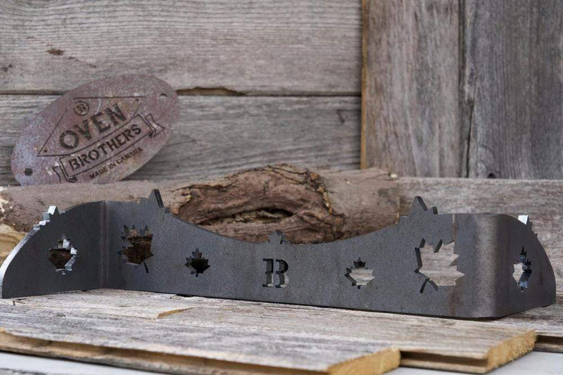 Oven Brothers Log Holder - Carbon Steel