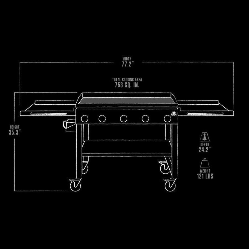 Pit Boss Standard 5-Burner Griddle 10819