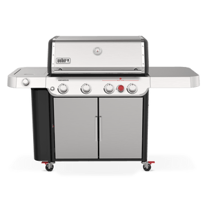 Weber Genesis S-435 4-Burner BBQ in Stainless Steel with Side Burner & Sear Zone