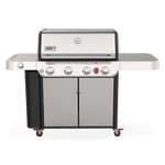 Weber Genesis S-435 4-Burner BBQ in Stainless Steel with Side Burner & Sear Zone