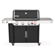 Weber Weber Genesis E-435 4-Burner BBQ in Black with Sear Zone & Side Burner Propane / Black 36410001 Freestanding Gas Grill 077924174681