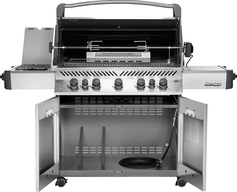 Napoleon Napoleon Prestige 665 RSIB BBQ with Infrared Side & Rear Burners P665RSIB Freestanding Gas Grill