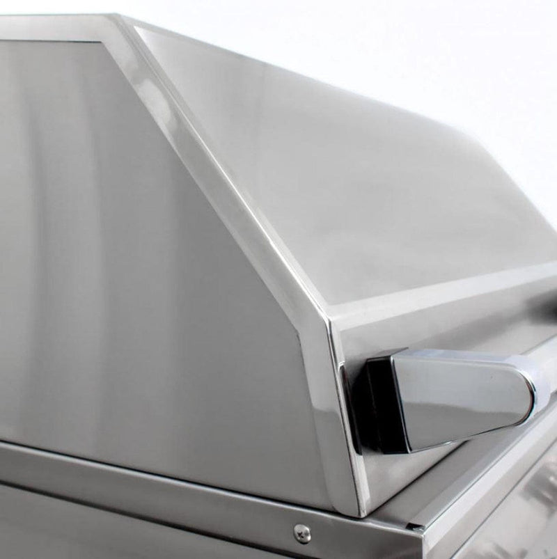Solaire 27" Deluxe Infrared Gas Grill on Angular Pedestal Base