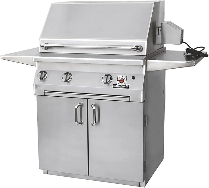 Solaire 42" Stainless Steel Freestanding Infrared Gas Grill w/ Rotisserie