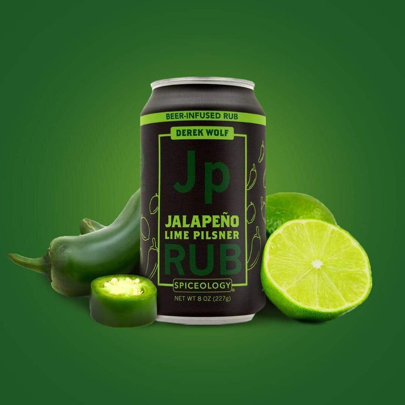 Spiceology Derek Wolf Jalapeno Lime Pilsner Rub (8.0oz)