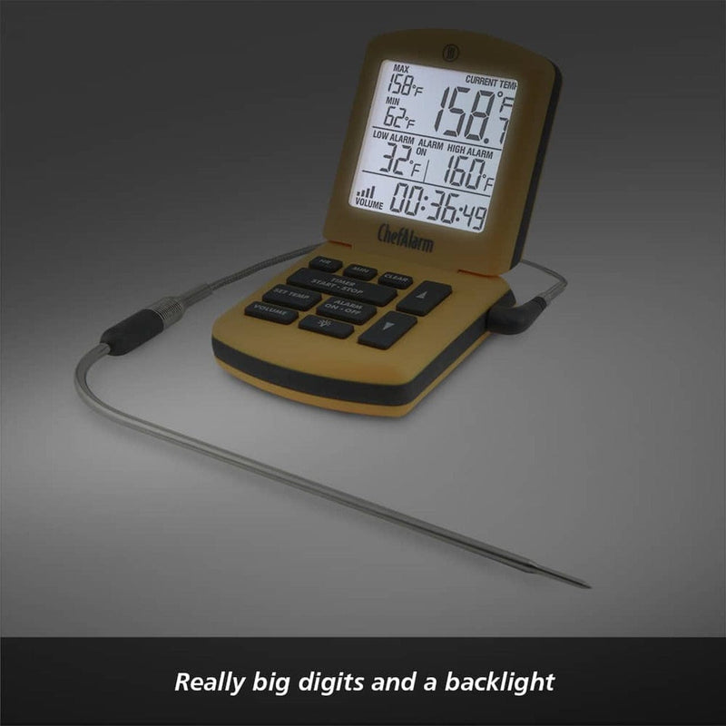 ThermoWorks ChefAlarm Cooking Alarm Thermometer and Timer TX-1100