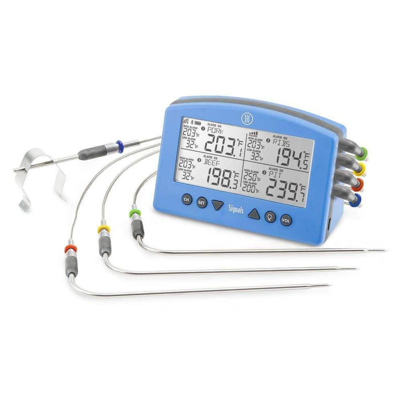 Thermoworks Signals 4-Channel BBQ Alarm Thermometer (WiFi + Bluetooth)