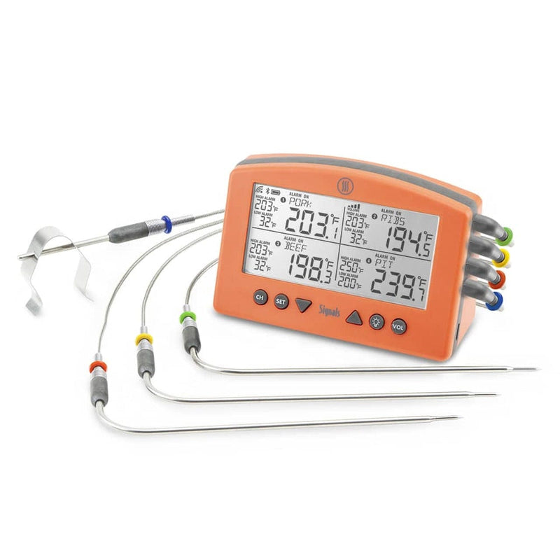 Thermoworks Signals 4-Channel BBQ Alarm Thermometer (WiFi + Bluetooth)