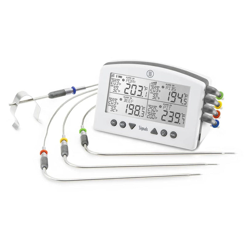 Thermoworks Signals 4-Channel BBQ Alarm Thermometer (WiFi + Bluetooth)