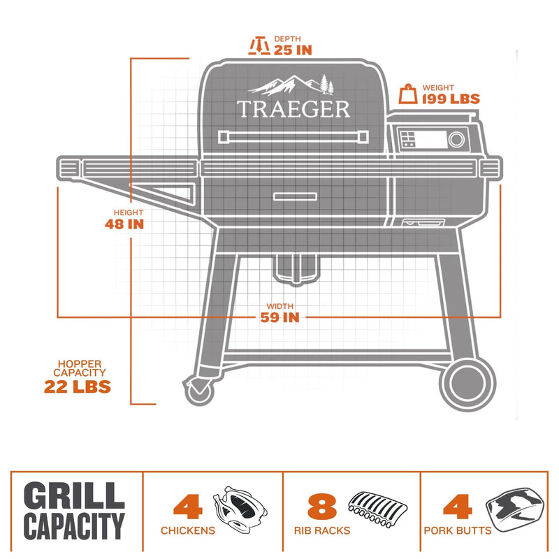Traeger Ironwood NEW Pellet Grill & Smoker TFB61RLGC