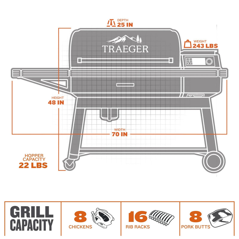 Traeger Ironwood XL NEW Pellet Grill & Smoker TFB93RLGC
