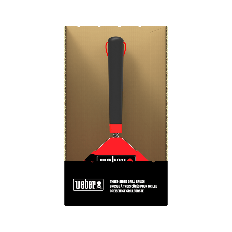 Weber 6277 - Three-Sided Grill Brush 12"
