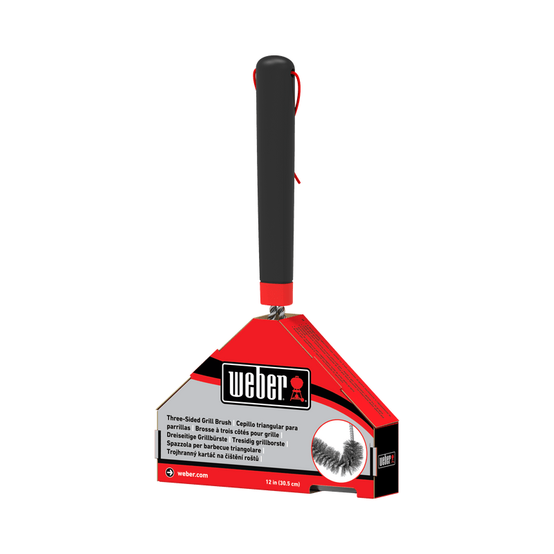 Weber 6277 - Three-Sided Grill Brush 12"