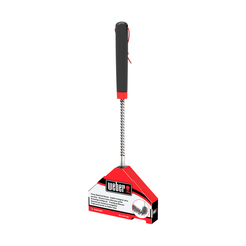Weber 6278 - Three-Sided Grill Brush 18"