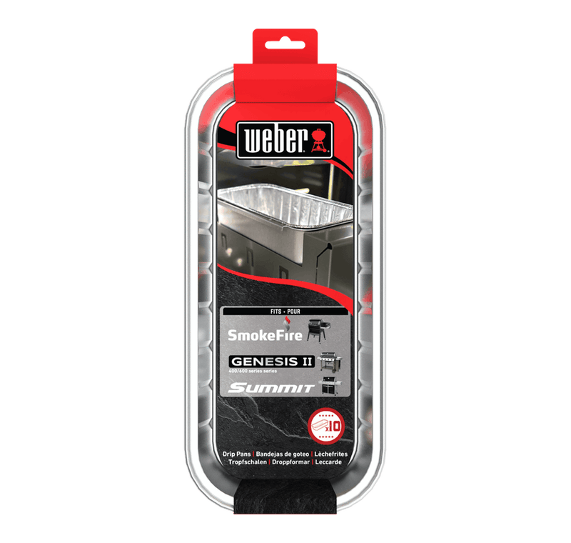 Weber Drip Pans Fits SmokeFire EX4/EX6, Summit 400/600, Genesis II 400/600, Griddles