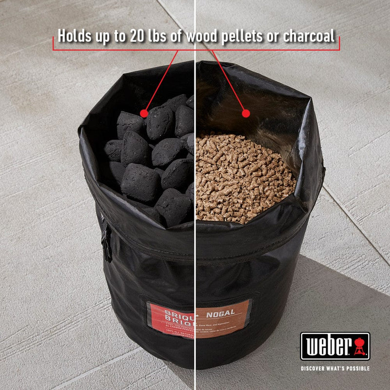 Weber 7007 Wood Pellets & Charcoal Storage Bag
