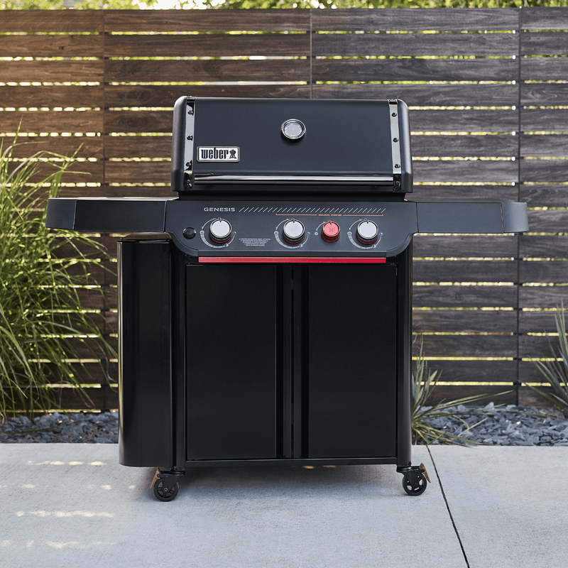 Weber Genesis E-330WR 3-Burner Gas Grill Stealth Edition with Sear Zone
