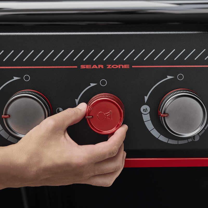 Weber Genesis E-330WR 3-Burner Gas Grill Stealth Edition with Sear Zone