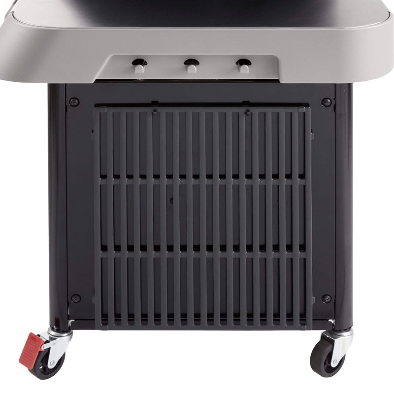 Weber Genesis E-435 4-Burner BBQ in Black with Sear Zone & Side Burner