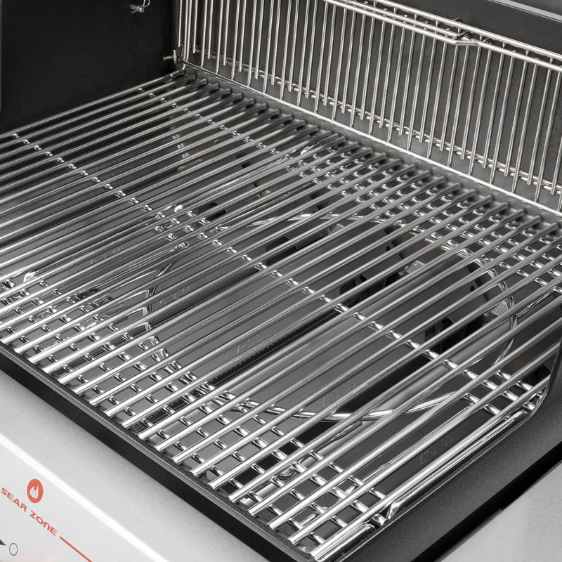 Weber Genesis S-435 4-Burner BBQ in Stainless Steel with Side Burner & Sear Zone