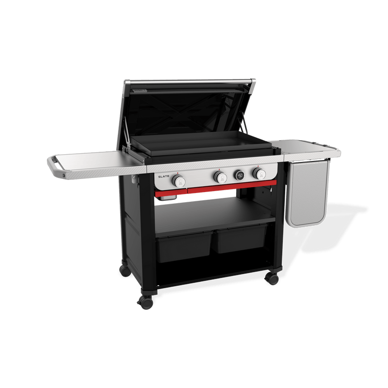 Weber Slate 30" Rust-Resistant Griddle with Extendable Side Table