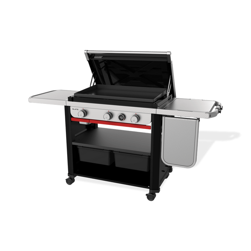 Weber Slate 30" Rust-Resistant Griddle with Extendable Side Table