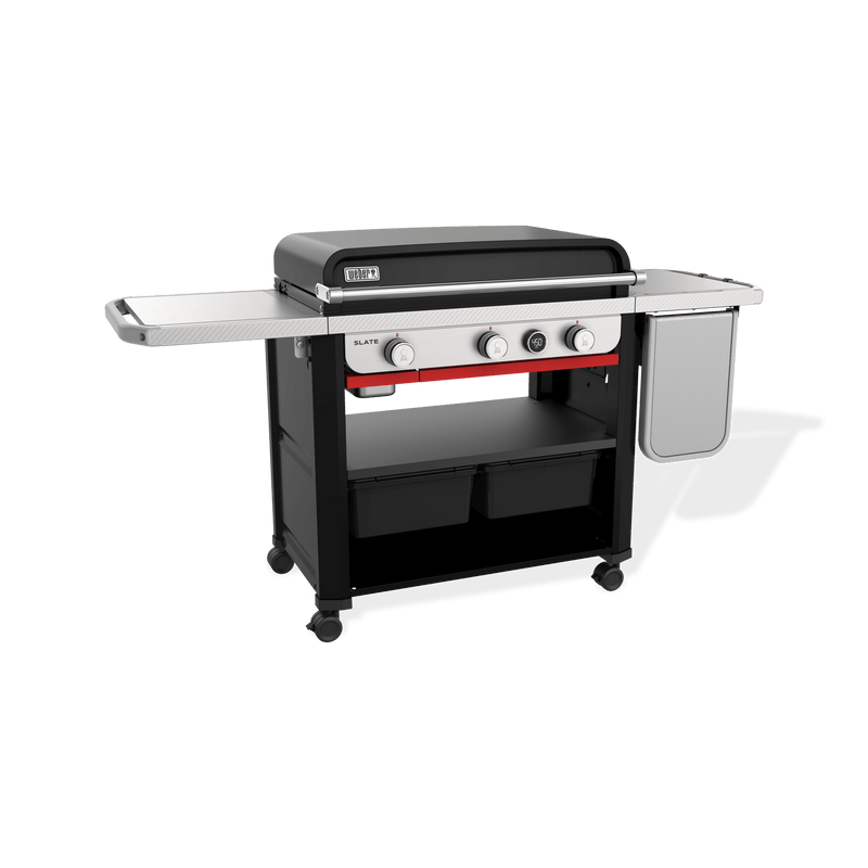 Weber Slate 30" Rust-Resistant Griddle with Extendable Side Table