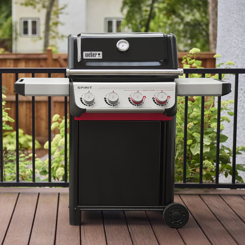 Weber Spirit E-425 4-Burner Gas Grill in Black with Sear Zone