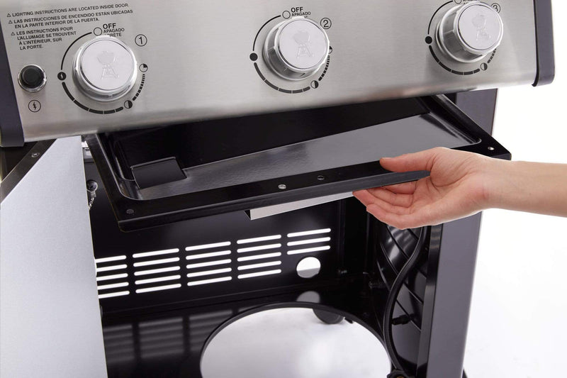 Weber Spirit S-315 3-Burner BBQ in Stainless Steel with Cast-Iron Cooking Grates