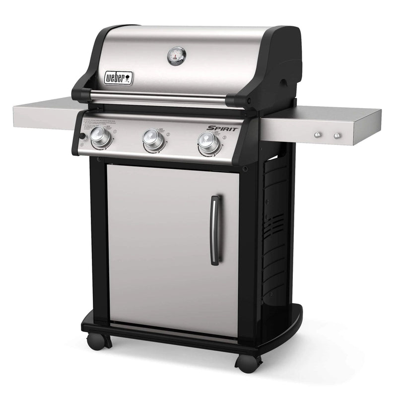 Weber Spirit S-315 3-Burner BBQ in Stainless Steel with Cast-Iron Cooking Grates