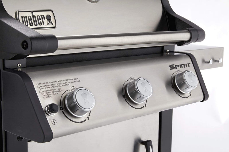 Weber Spirit S-315 3-Burner BBQ in Stainless Steel with Cast-Iron Cooking Grates