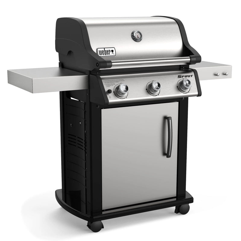 Weber Spirit S-315 3-Burner BBQ in Stainless Steel with Cast-Iron Cooking Grates