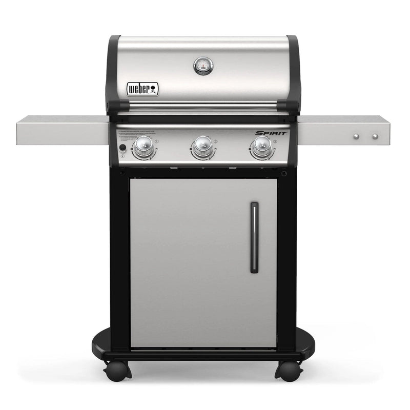 Weber Spirit S-315 3-Burner BBQ in Stainless Steel with Cast-Iron Cooking Grates